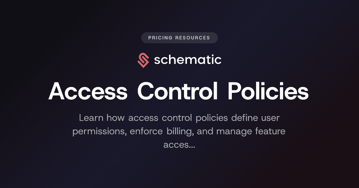 Access Control Policies