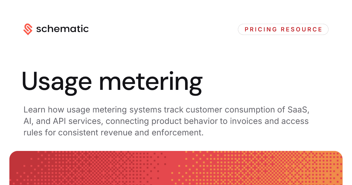 Usage metering